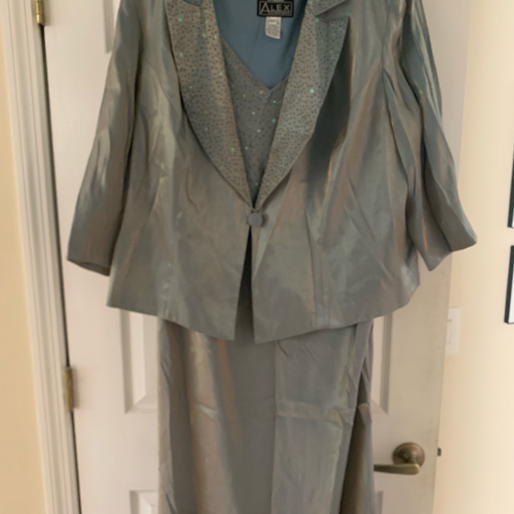 ALEX EVENINGS WOMENS SET-dress and top,Size 22w